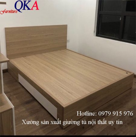 Giường ngủ gỗ công nghiệp – GNC 01