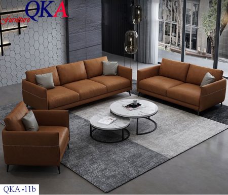 Mẫu ghế sofa da – QKA 11b