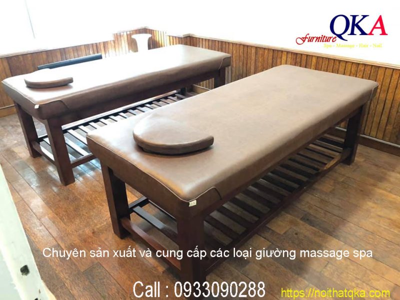 Giường massage khung gỗ GG02a