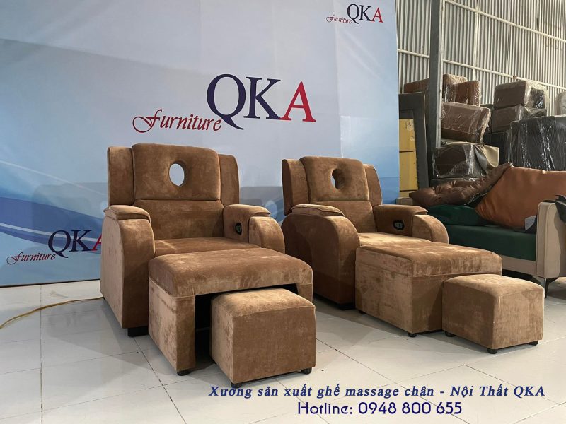 Ghế massage chân nâng hạ điện QKA01 – Cung cấp tới khách hàng Hồ Chí Minh
