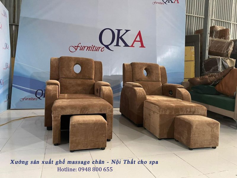 Ghế massage chân nâng hạ điện QKA01 – Cung cấp tới khách hàng Hồ Chí Minh
